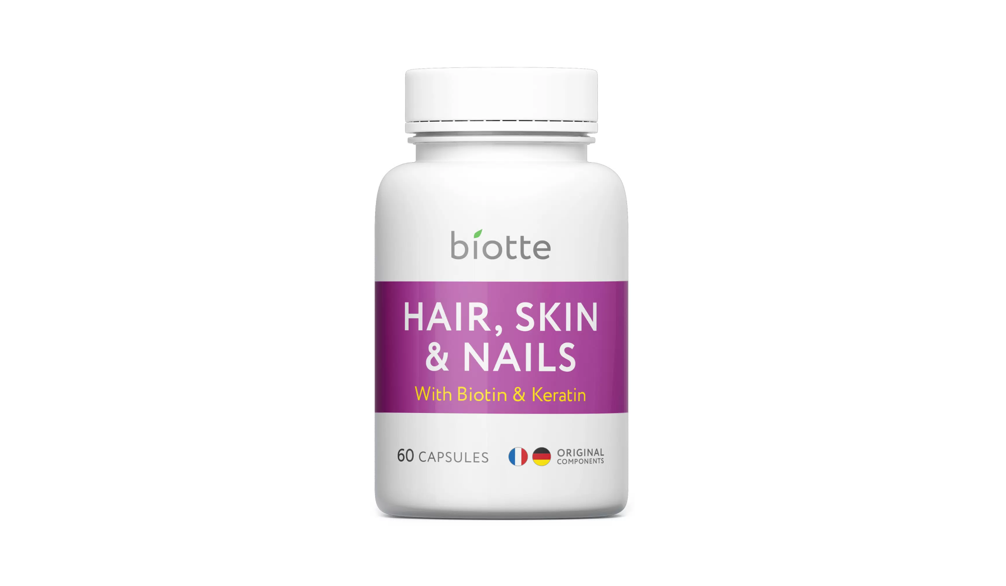 Витамины для волос HAIR, SKINS & NAILS With Biotin & Keratin от Biotte